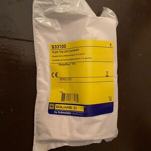 SCHNEIDER / SQUARE D S33100, 12 pin connector for MICROLOGIC TRIP UNIT SQDS3310